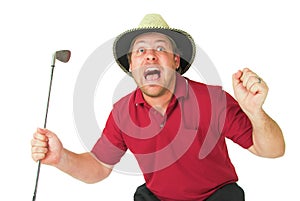 Man playing golf #1