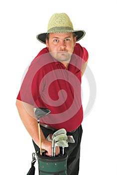 Man playing golf #1