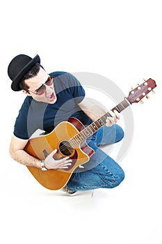 Man playing guitar