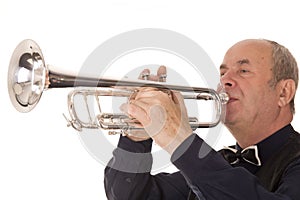 Man playing trumpet