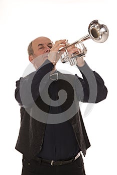 Man playing trumpet