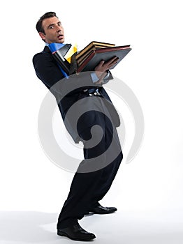 Man Portrait holding files