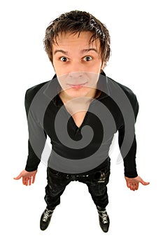 Man portrait isolated