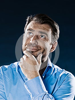 Man Portrait Thinking