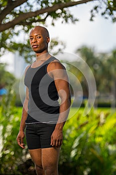 Man posing at an angle to the camera