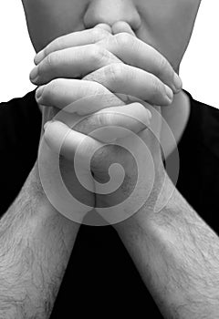 Man praying