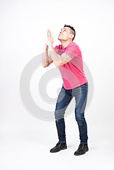 Man praying