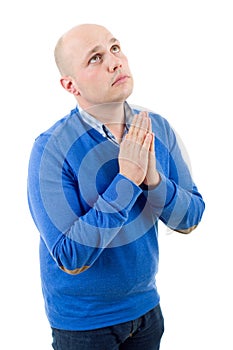 Man praying