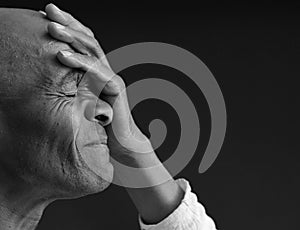 man praying to God worshipping with people stock image stock photo