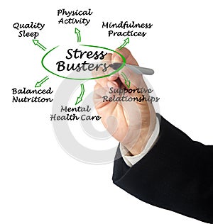 Presenting six stress Busters