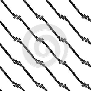 Man razor pattern seamless vector