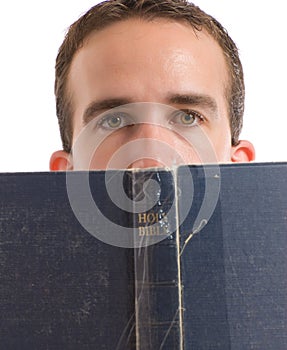 Man Reading Bible