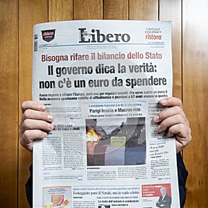 Libero Italian newspaper
