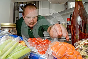 Man in Refrigerator