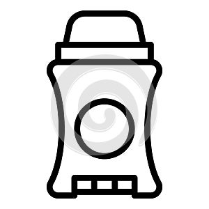 Man roll deodorant icon, outline style