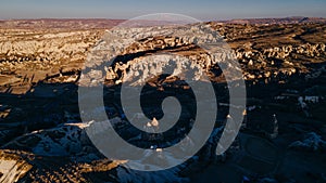 man in Rose valley Goreme Cappadocia Turkey