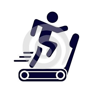 man running treadmill icon
