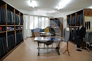Man's dress store - tailoring photo