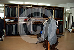 Man's dress store - tailoring photo