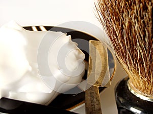 Man`s shave accessories photo