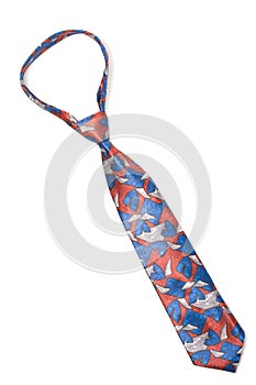 Man's tie isolated