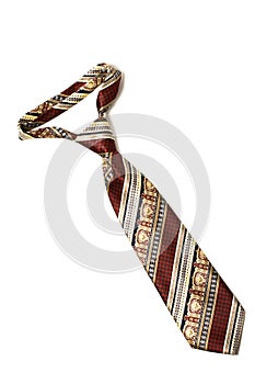 Man's tie isolated