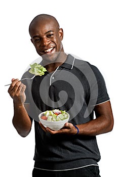 Man With Salad