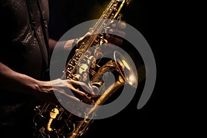 Man with Saxophone, Generative AI