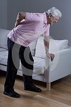 Man with sciatica