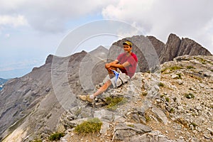 At top of Mount Olympus.