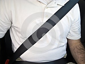 Man with Seat Belt