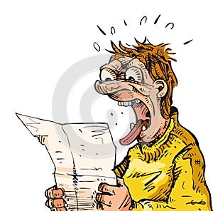 Bad News style comic