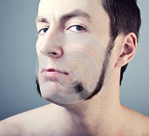 Man with sideburns photo