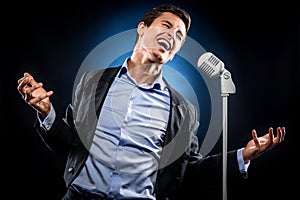 Man singing