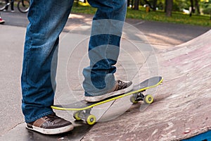 Man on a skateboard