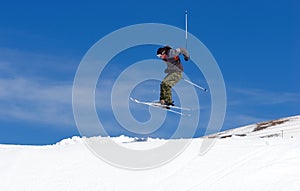 Man skiing on img