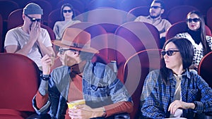 Man sneezes at the cinema and viewers get distracted