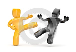 Man stabs another man