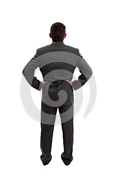 Man Standing Backwards