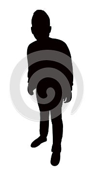 A man body, silhouette vector