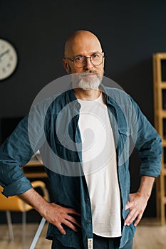 Man Standing With Hands on Hips