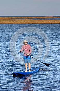 Man on Standup Paddle Board