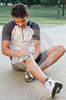 Man Suffering Pain Knee