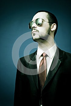 Man in suit photo