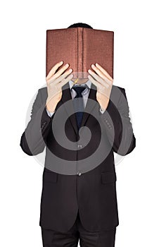 Man suit book