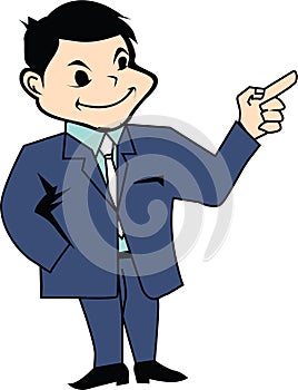 Man in suit Presentation icon photo
