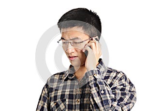 Man talk on phone