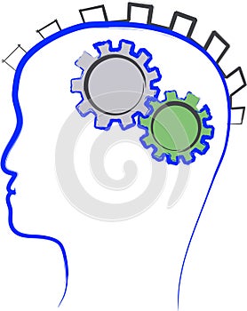 Man thinking illustration