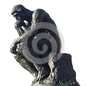 Man thinking - The thinker by Rodin