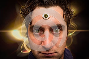 Man Third Eye